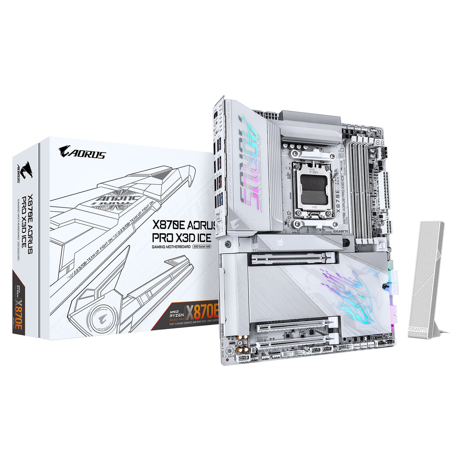 Gigabyte AORUS X870E PRO X3D ICE