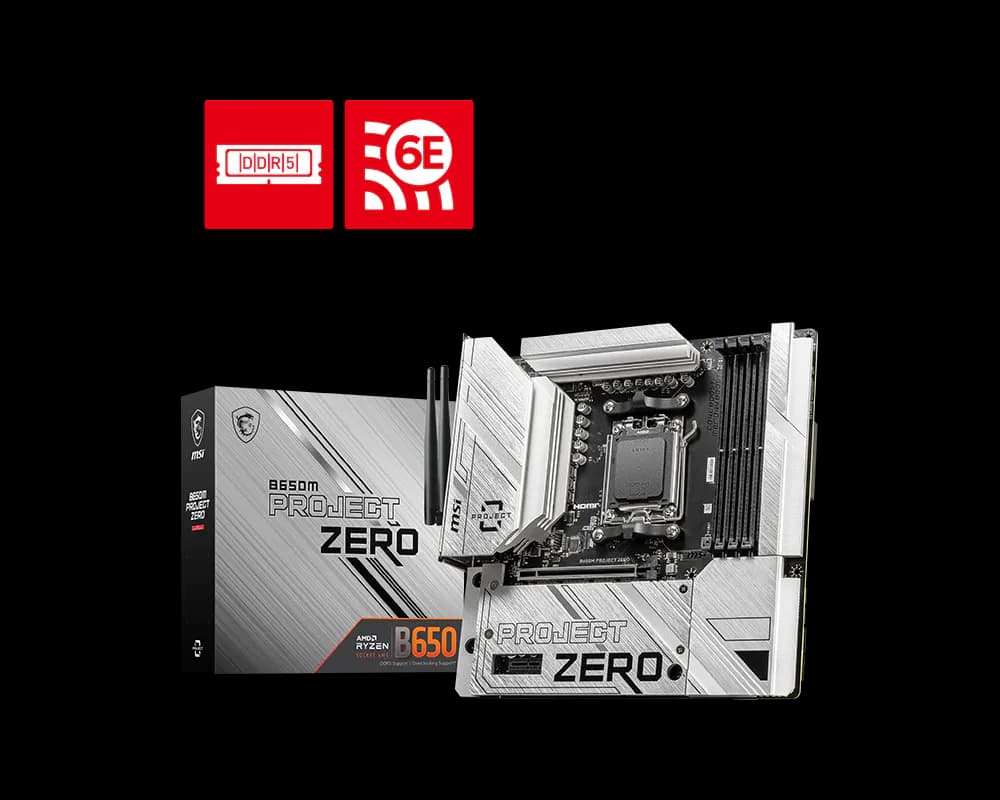 MSI B650M PROJECT ZERO | WIFI
