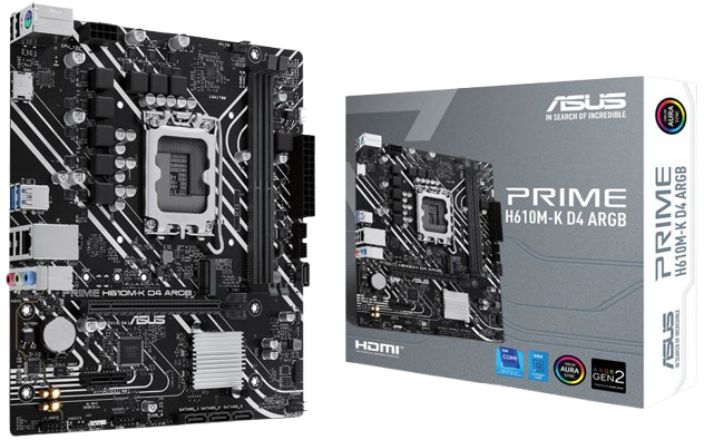 ASUS PRIME H610M-K D4 ARGB