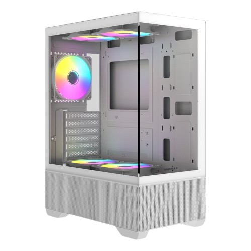 RAIDMAX INFINITA i802 AIR 5 FANS RGB WHITE