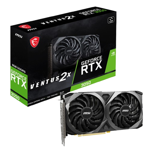 Carte Graphique MSI GeForce RTX 3050 VENTUS 2X OC / 8G GDDR6