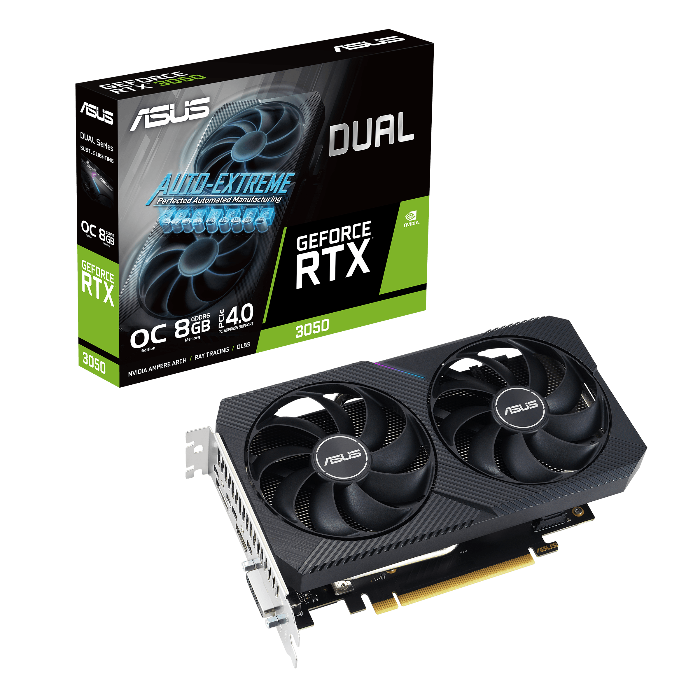 ASUS ASUS Dual GeForce RTX 3050 V2 OC Edition 8GB