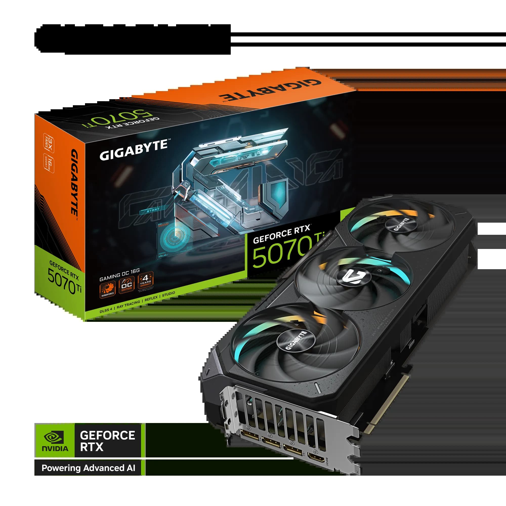 GIGABYTE GEFORCE RTX 5070 TI GAMING OC 16G