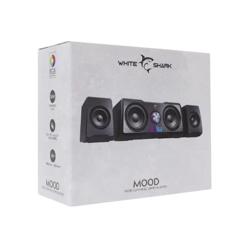 White Shark Speakers 2.2 Mood Black