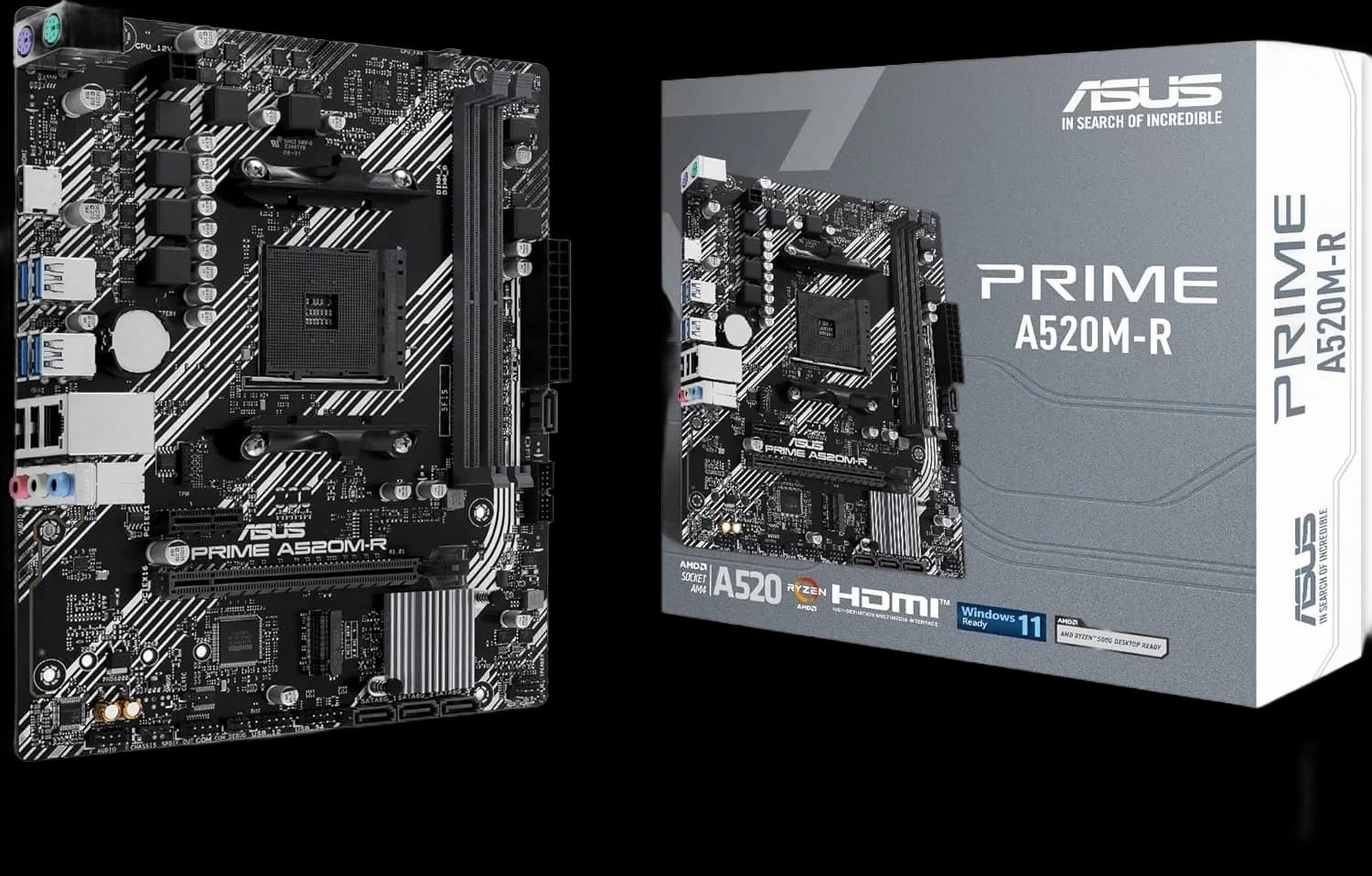 ASUS Prime A520M-R | AM4 DDR4 | Value