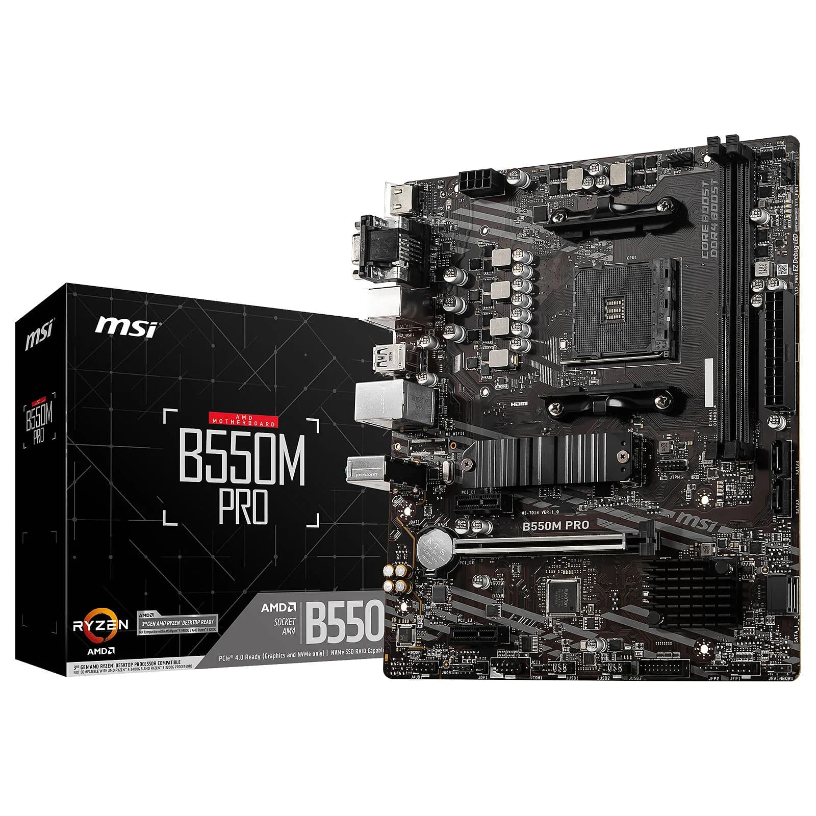 MSI B550M PRO | AM4 DDR4 | Gaming