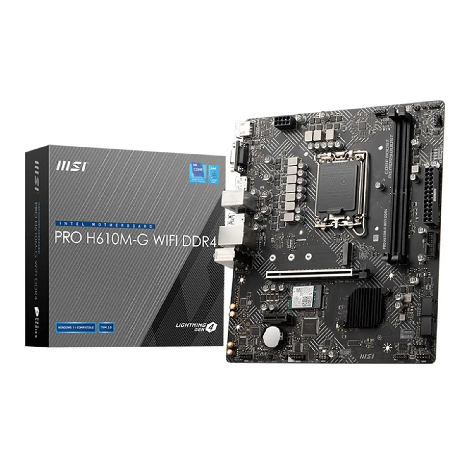 MSI Pro H610M-G WiFi | LGA1700 DDR4 | Gaming