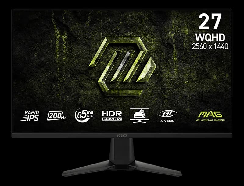 MSI MAG 275QF E20 27' QHD | 200Hz Rapid IPS | 1440p Gaming