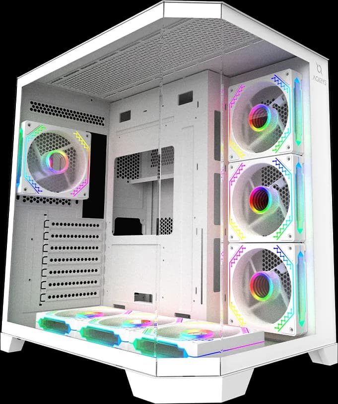 AQIRYS TITAN Moyen Tour Blanc | PC Gamer