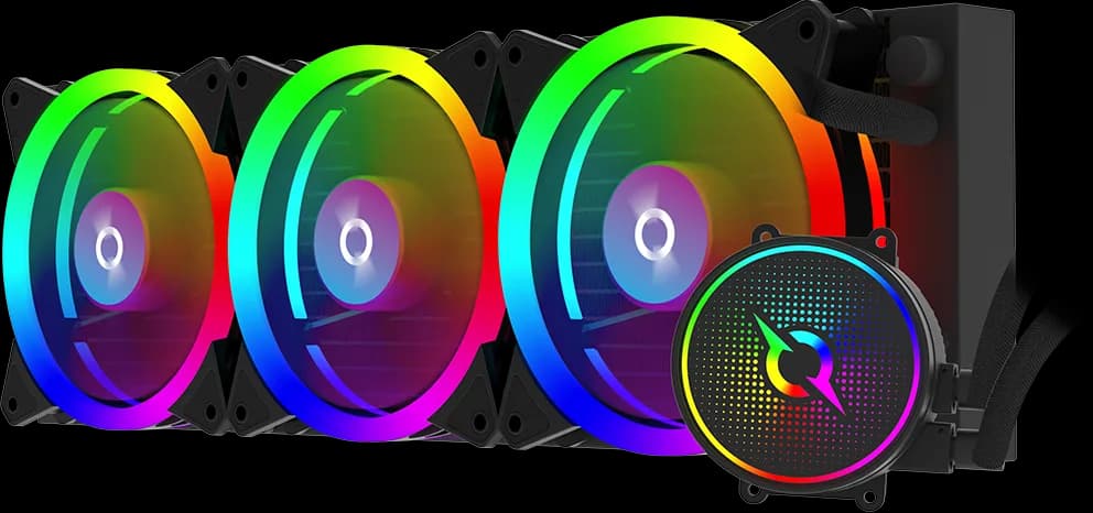 AQIRYS Aquarius 360 AIO Noir LGA1700 | Airflow
