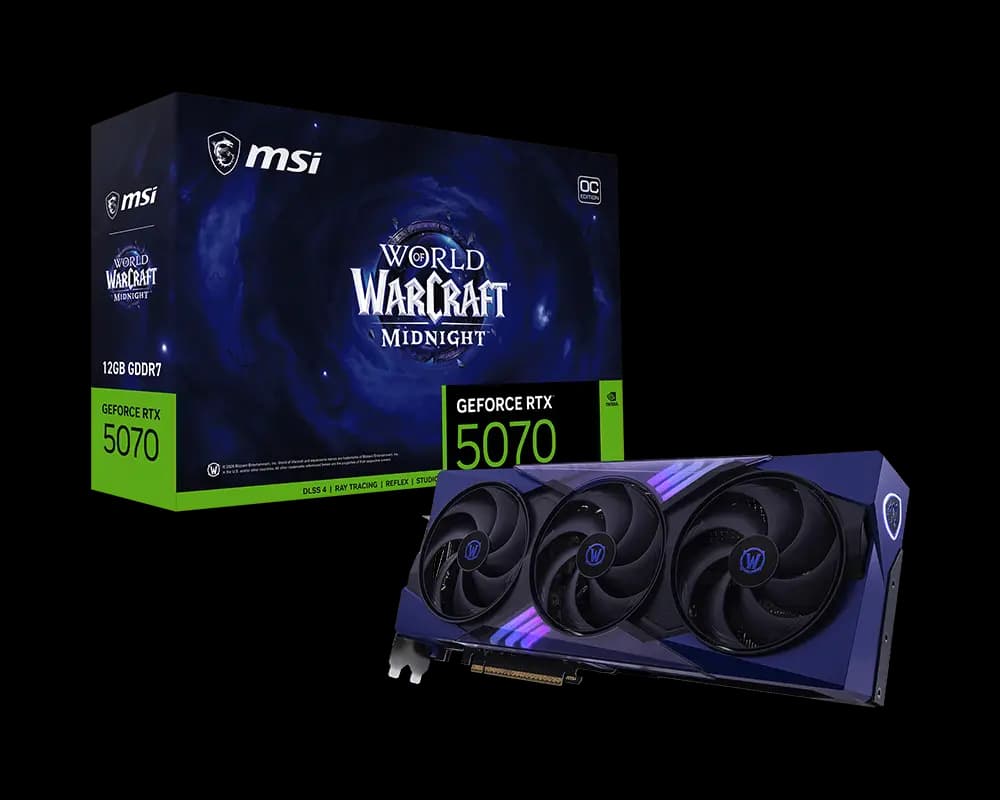 MSI RTX 5070 World of Warcraft EDITION OC 12Go | DLSS 1440p