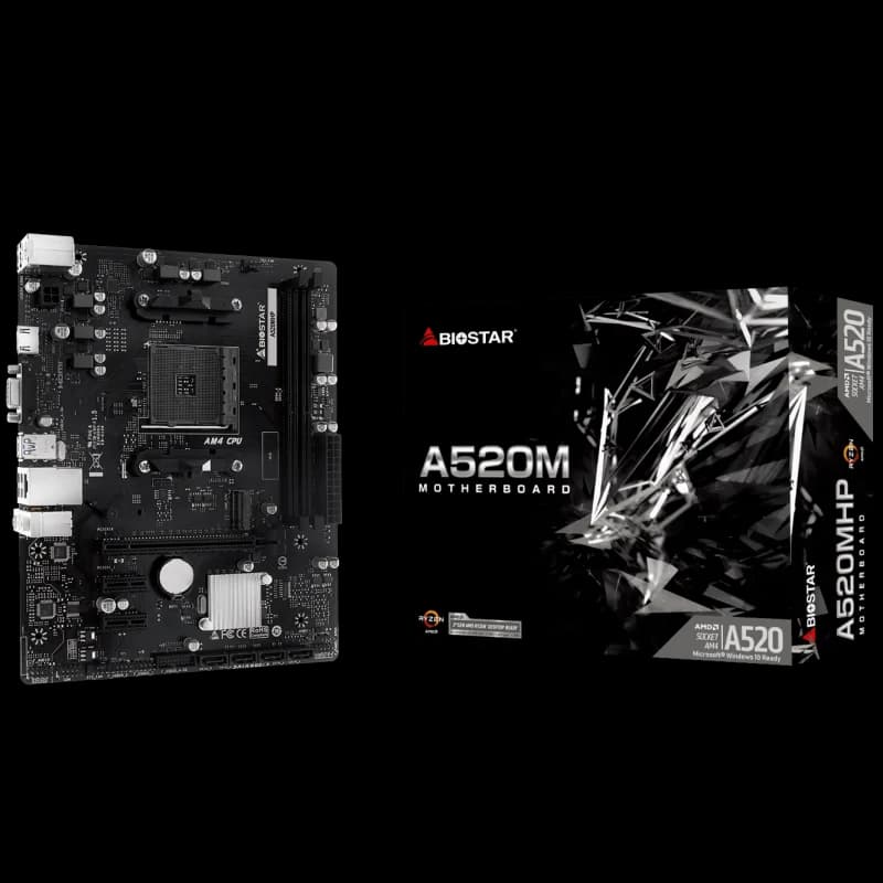 BIOSTAR A520MHP | AM4 DDR4 | Budget Gaming