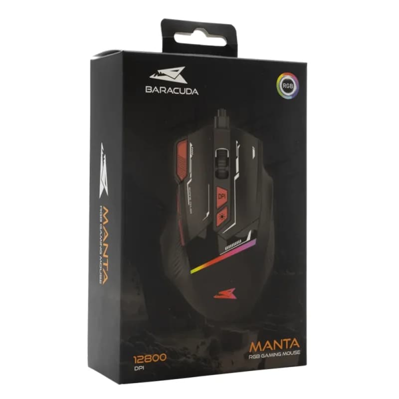BARACUDA Manta BGM-041 Noir | Filaire | Gamer