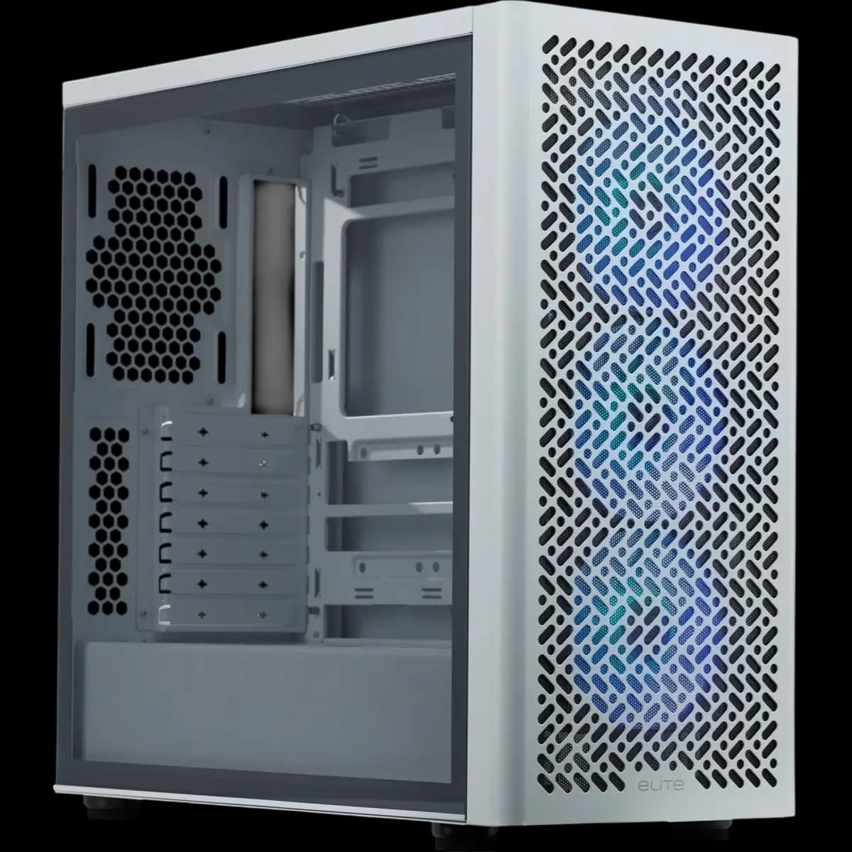 COOLERMASTER Cooler Master Elite 502 Blanc | Moyen Tour | PC Gamer