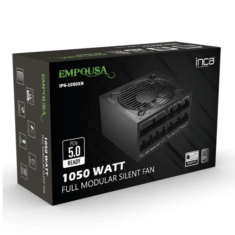 INCA IPS-1050XN 1050W 80+ Platinum Modulaire | Fiable