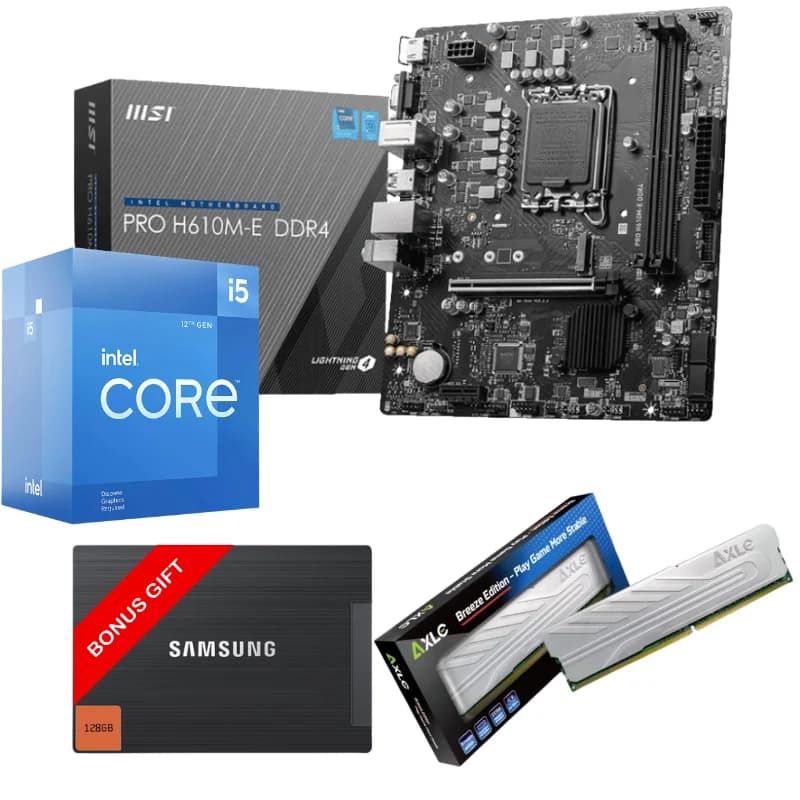 GamingGear LEVEL UP i5-12400F + SSD Samsung 128Gb Offert