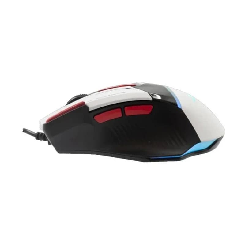 BARACUDA Manta BGM-042 Blanc | Filaire | 12800 DPI | RGB | Gamer