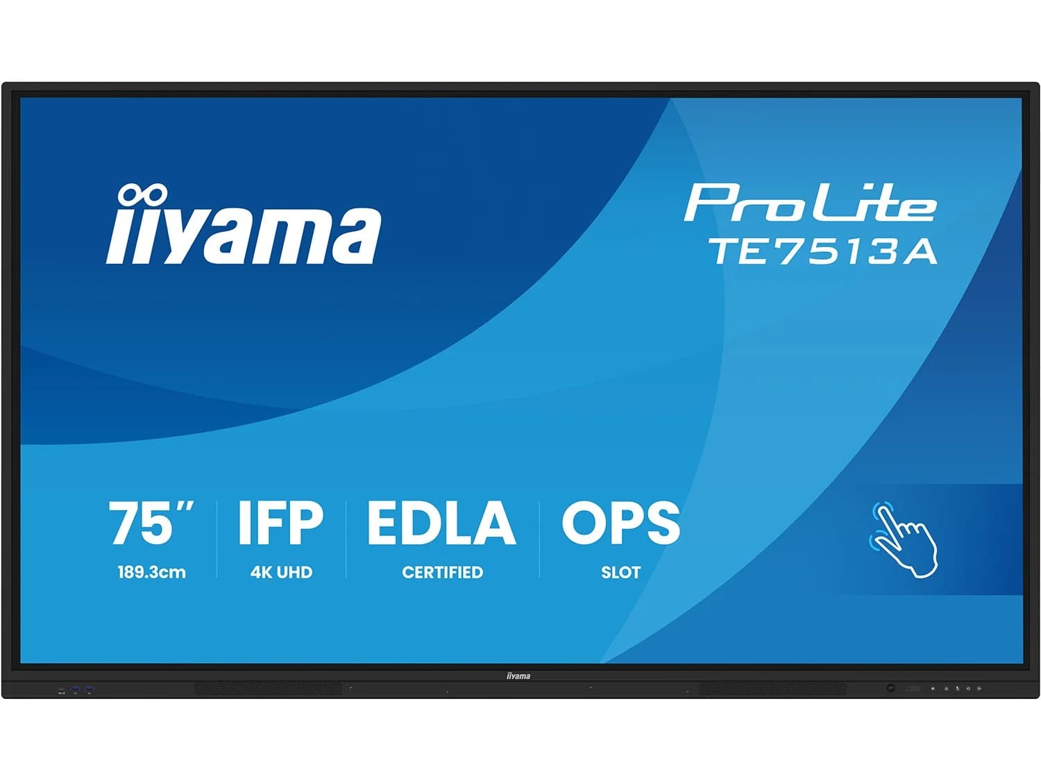 IIYAMA ProLite 75' 4K UHD | IPS Touch | Éducation