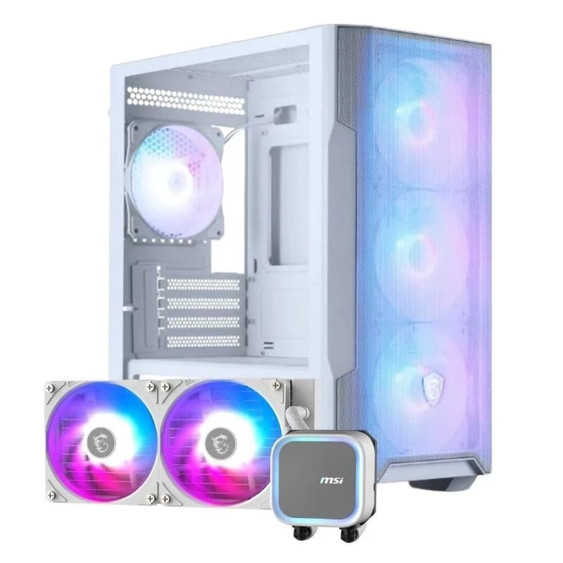 GamingGear PACK WHITE MSI – WATERCOOLING + BOITIER
