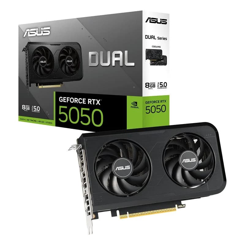 ASUS Dual RTX 5050 OC 8Go | Gaming 1080p