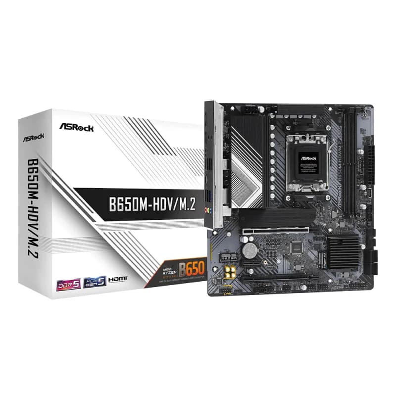 ASROCK B650M-HDV/M.2 | AM5 DDR5 | NextGen