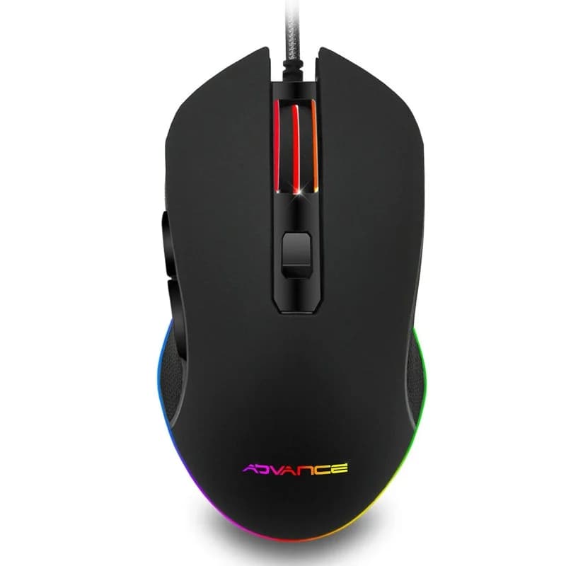ADVANCE GTA210 Noir | Filaire | 2400 DPI | RGB | Pro Gaming