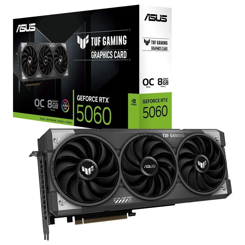 ASUS TUF Gaming RTX 5060 OC 8Go GDDR7 | Gaming 1080p