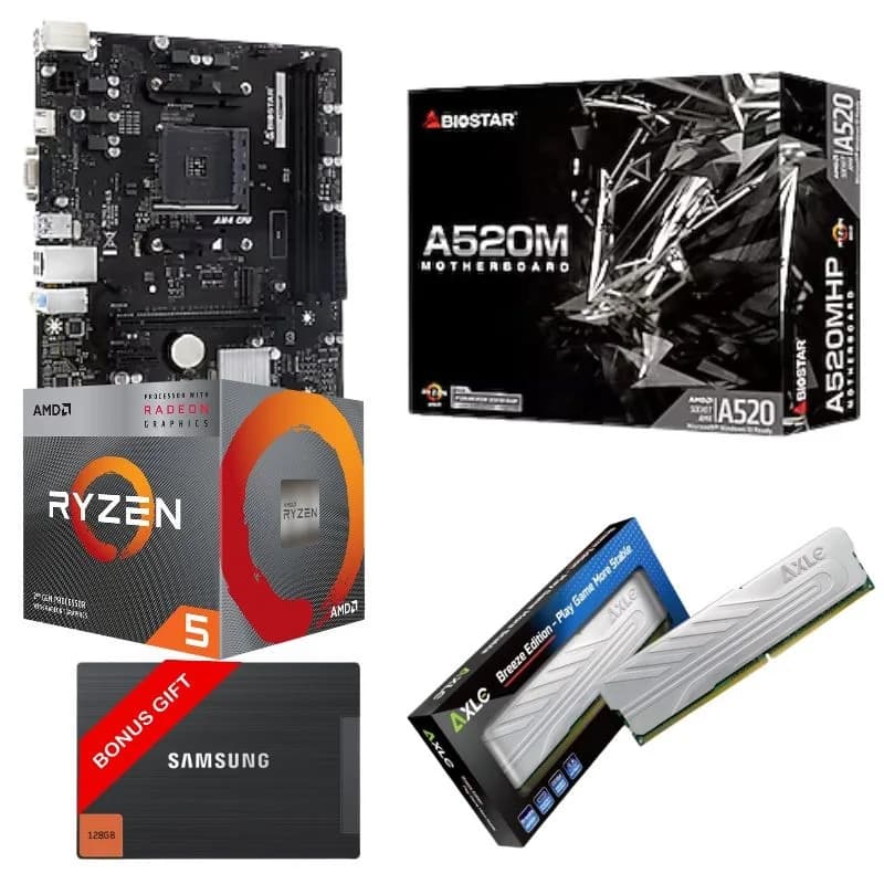 GamingGear LEVEL UP Ryzen 5 3400G + SSD Samsung 128Gb Offert