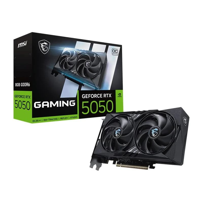 MSI RTX 5050 Gaming OC 8Go | Gaming 1080p