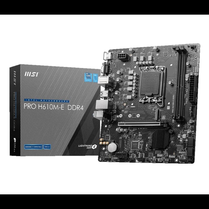 MSI H610M-E | LGA1700 DDR4 | Pro