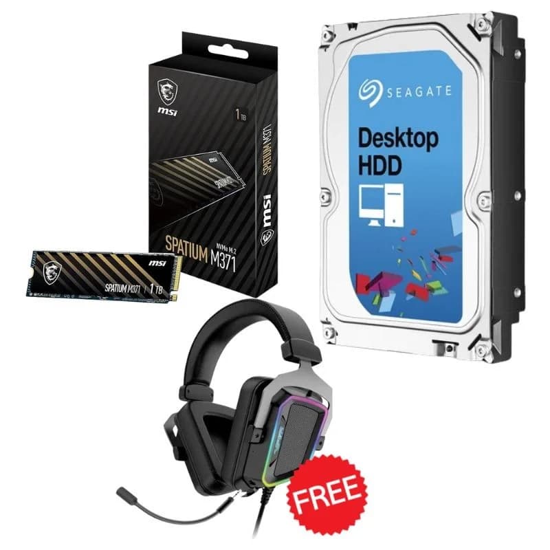 GamingGear GamingGear Pack NVMe PCIe 3.0 1To + HDD 1To | Gaming Storage
