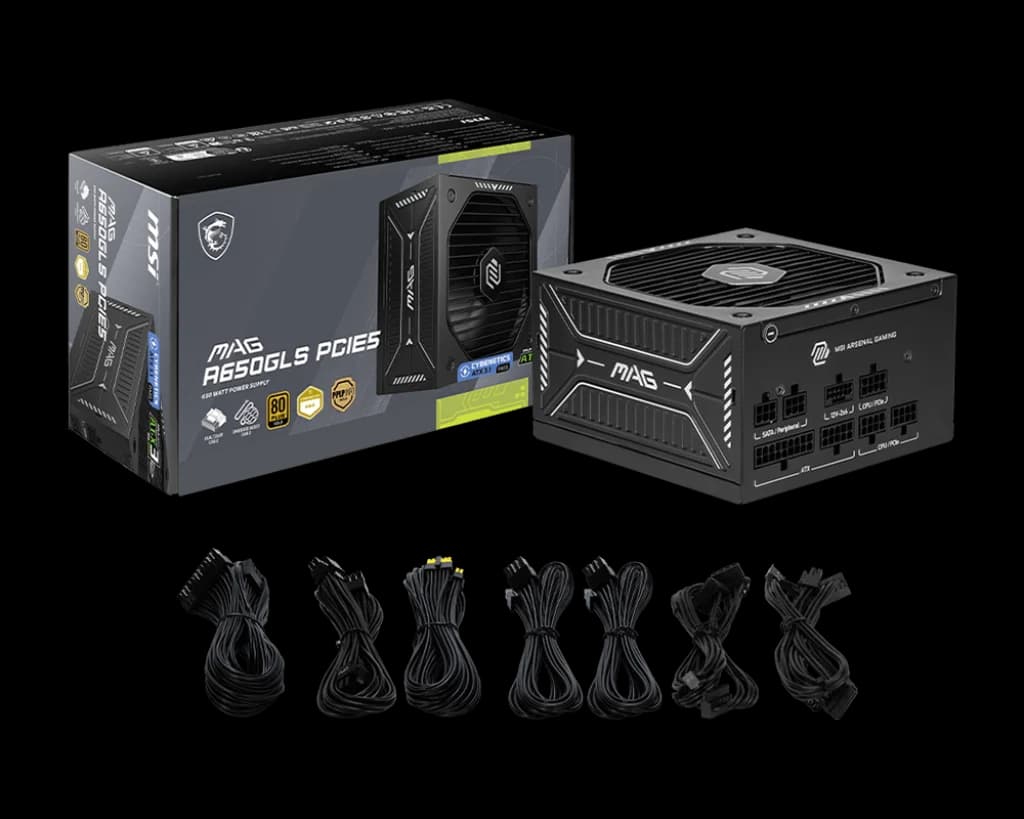 MSI MAG A650GLS 650W 80+ Gold Modulaire | Fiable