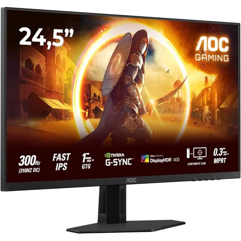 AOC 24.5' FHD | 310Hz 0.3ms Fast IPS | 360Hz Esport