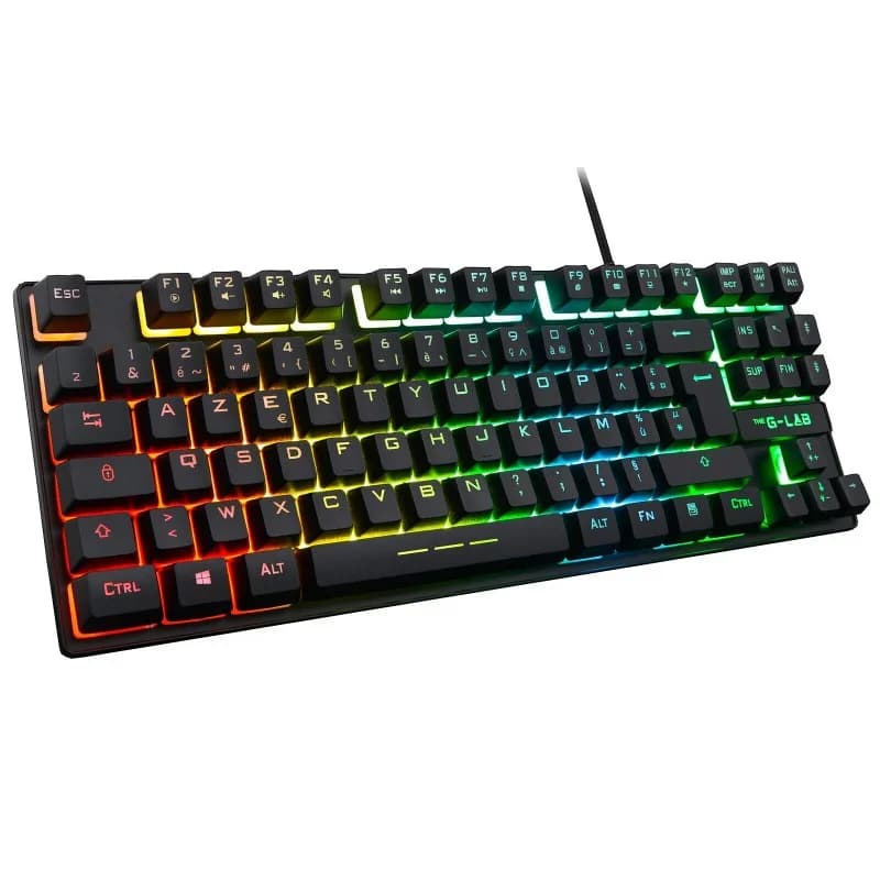 THE G-LAB Keyz Caesium | TKL | Membrane | Noir | Sans-fil