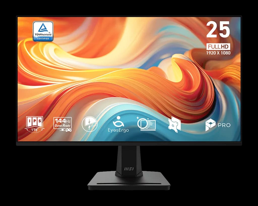 MSI PRO MP251 E14L 24.5' FHD | 144Hz IPS | Bureautique