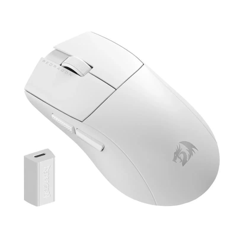 REDRAGON K1NG M916 PRO 1K Triple Mode Blanc | 26000 DPI | E-sport