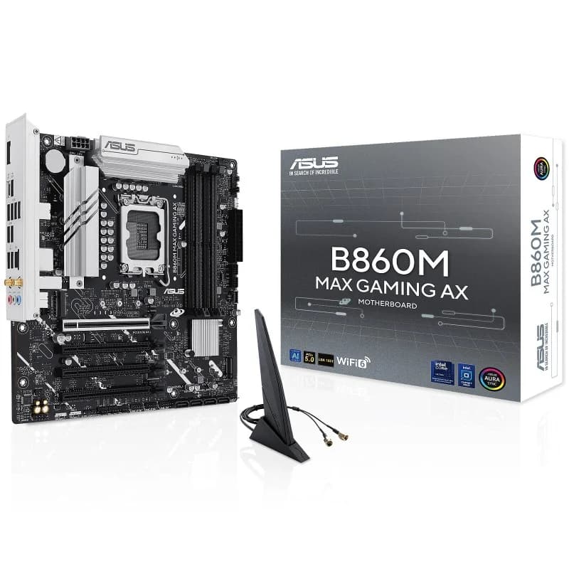 ASUS B860M MAX GAMING AX WiFi | LGA1851 DDR5 | NextGen