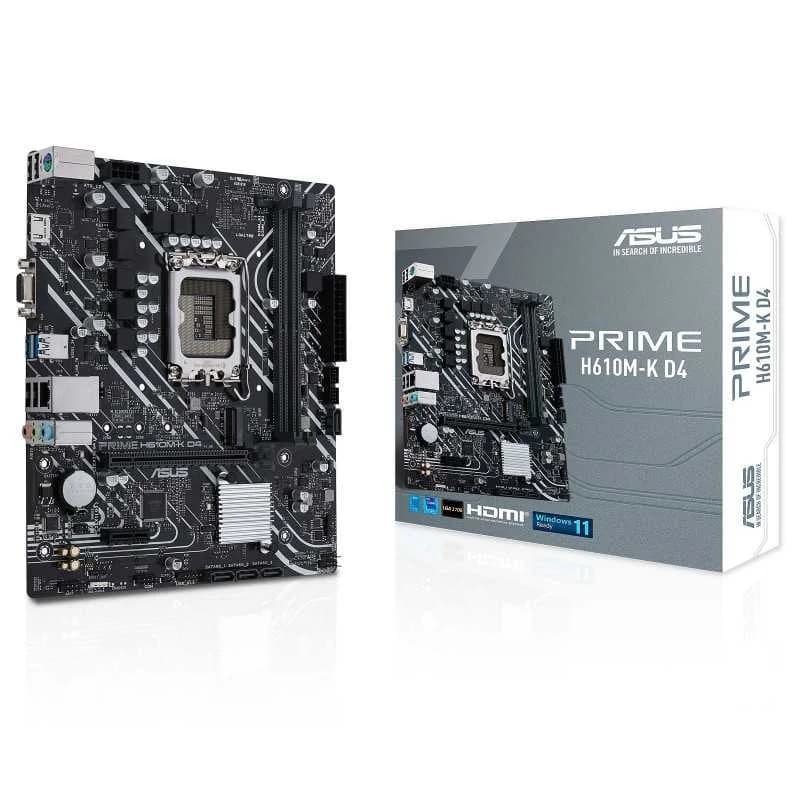 ASUS PRIME H610M-K D4 ARGB | LGA1700 DDR4 | Pro