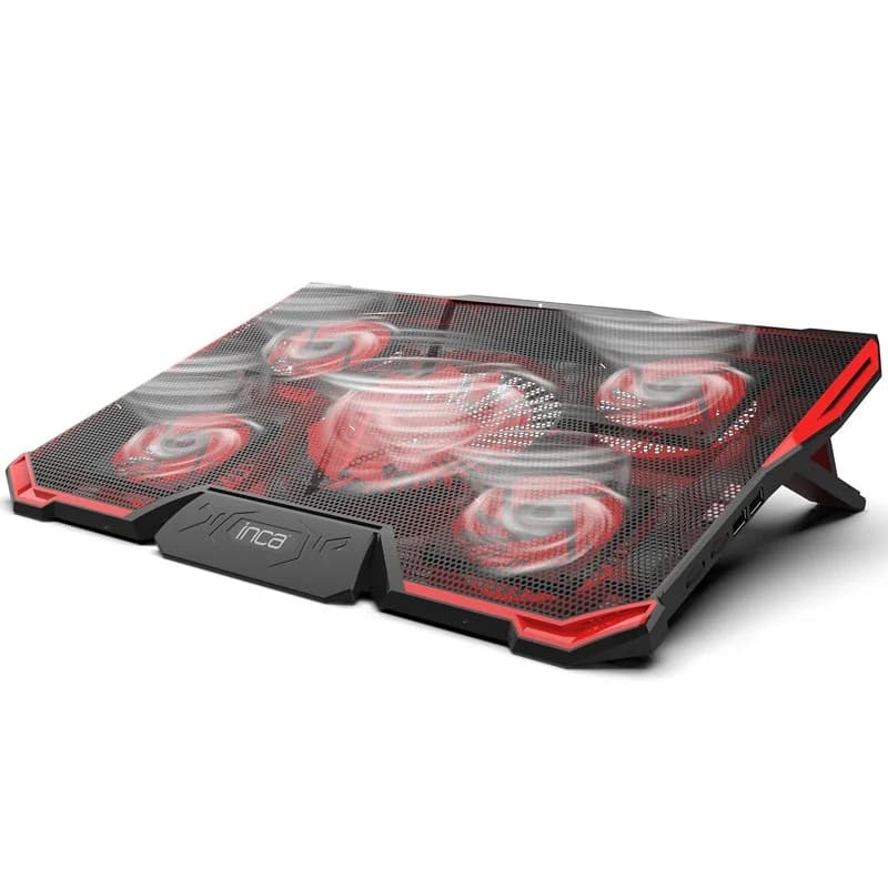 INCA INC-611GMS Refroidisseur PC Noir & Rouge | Setup