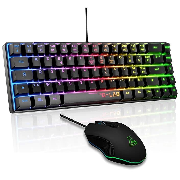 THE G-LAB G-Lab Combo Hydro Clavier Souris Noir | Gamer