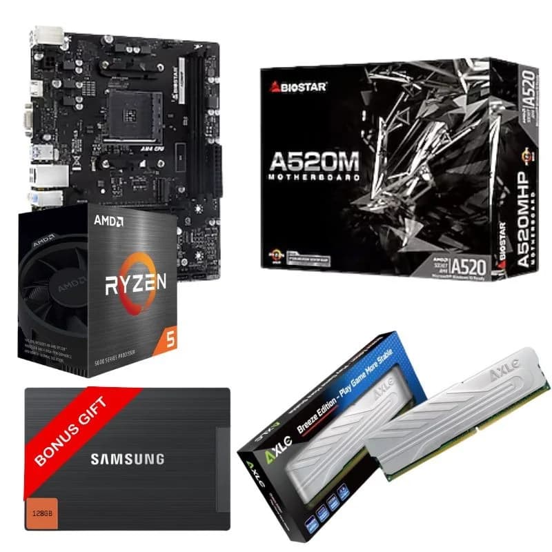 GamingGear LEVEL UP Ryzen 5 5600 + SSD Samsung 128Gb Offert