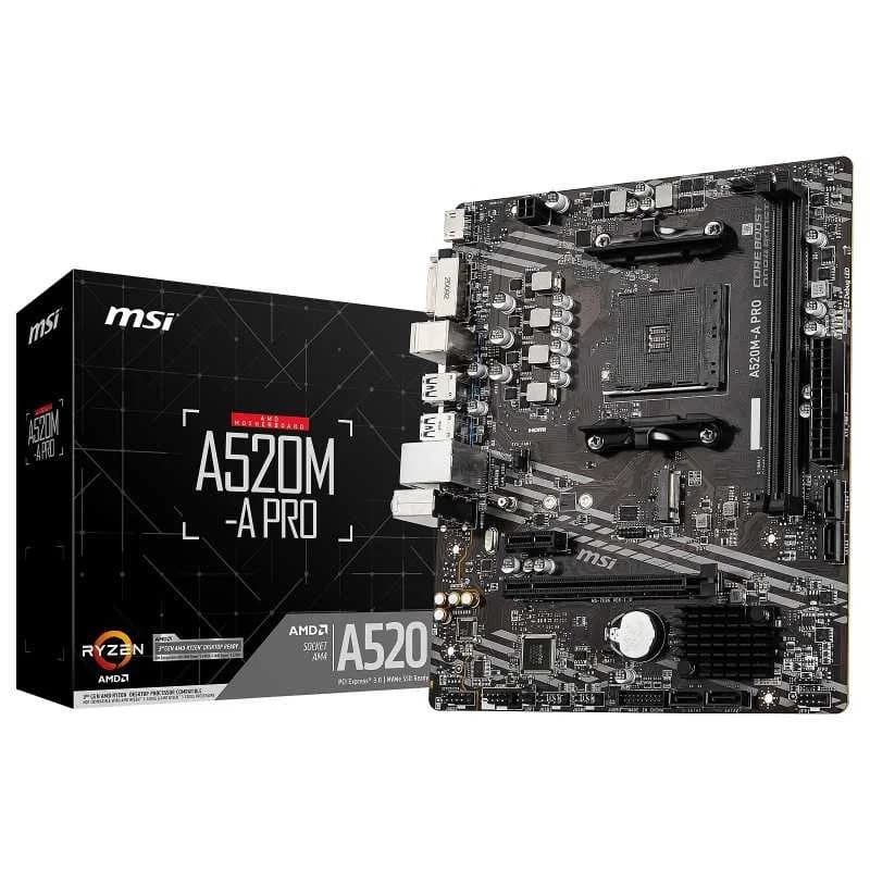 MSI A520M-A PRO | AM4 DDR4 | Budget