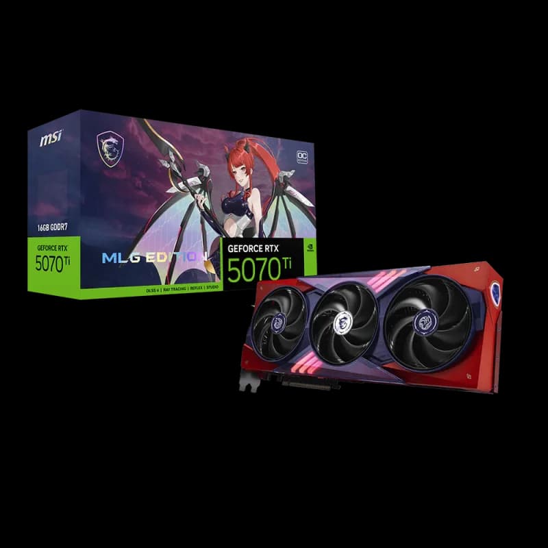 MSI RTX 5070 Ti MLG Edition OC 16Go GDDR7 | DLSS 1440p