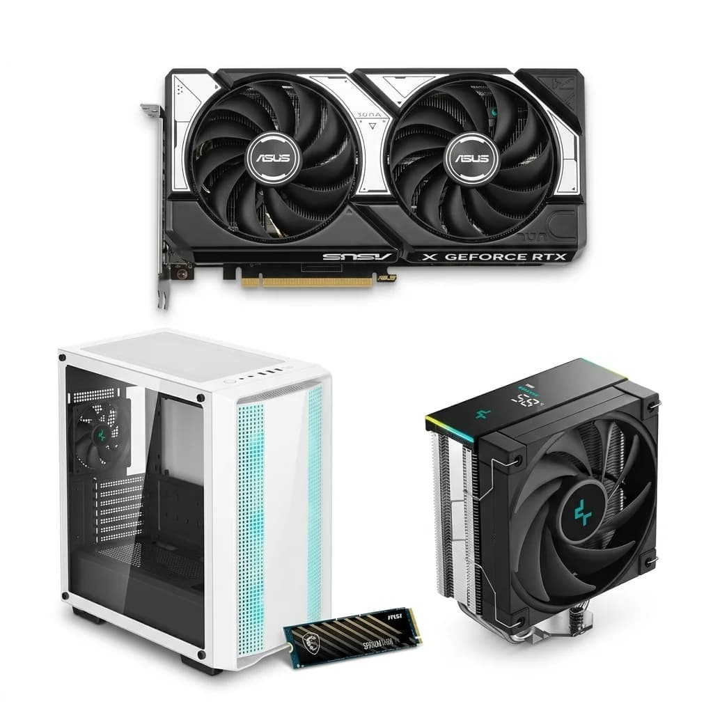 GamingGear GamingGear Level Up RTX 5060 Ti 16Go | 512Go NVMe | Blanc | Tunisie