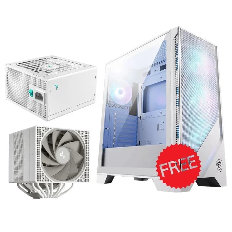 GamingGear PACK WHITE Airflow + FORGE 320R Offert