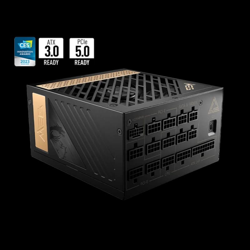 MSI MEG Ai1300P 1300W 80+ Platinum Modulaire | Performance