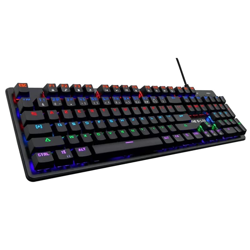 THE G-LAB Keyz Carbon EX | Full-Size | Blue Switch | Filaire