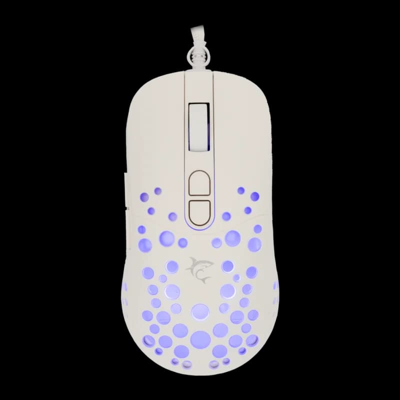 WHITE SHARK Tristan GM-9004 Blanc | Filaire | 12800 DPI | Gamer