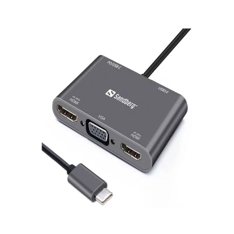 SANDBERG Dock USB-C - 136-35
