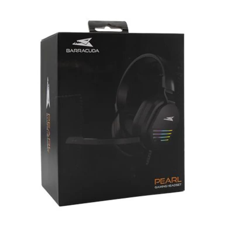 BARACUDA BGH-011 Pearl | Filaire Stéréo | Noir | FPS Gaming